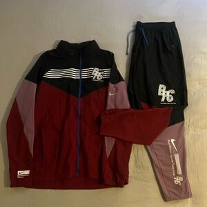 Nike Phenom Elite Blue Ribbon Tracksuit Running Pants/Windrunner Jacket Mens L